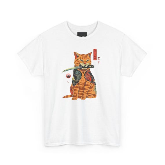 Catana Cat Graphic Tee, Unique Kitty T-shirt - Etsy