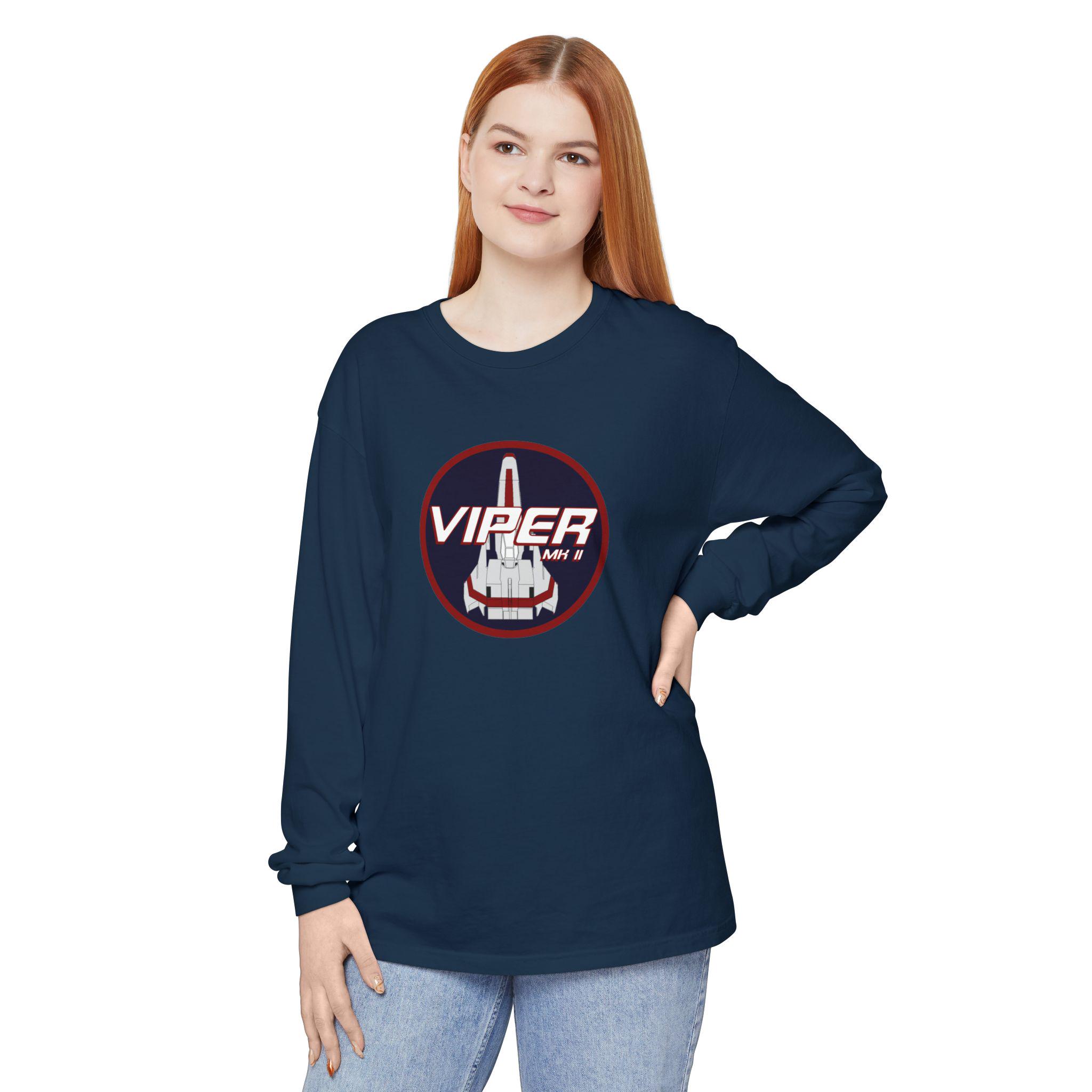 Viper Space Long Sleeve Tee, Retro Pop Culture T-shirt - Etsy