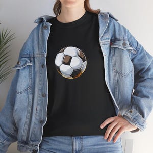 Soccer Ball Unisex Tee, Sports T-Shirt, Soccer Gift, Team Sport Shirt, Athletic Apparel
