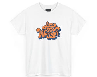 Live to Wander Graphic T-Shirt, Adventure Travel Tee