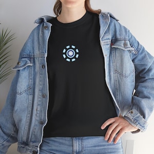 Iron Man Arc Reactor Tee, Unisex Shirt, Superhero Apparel, Comic Book Merch