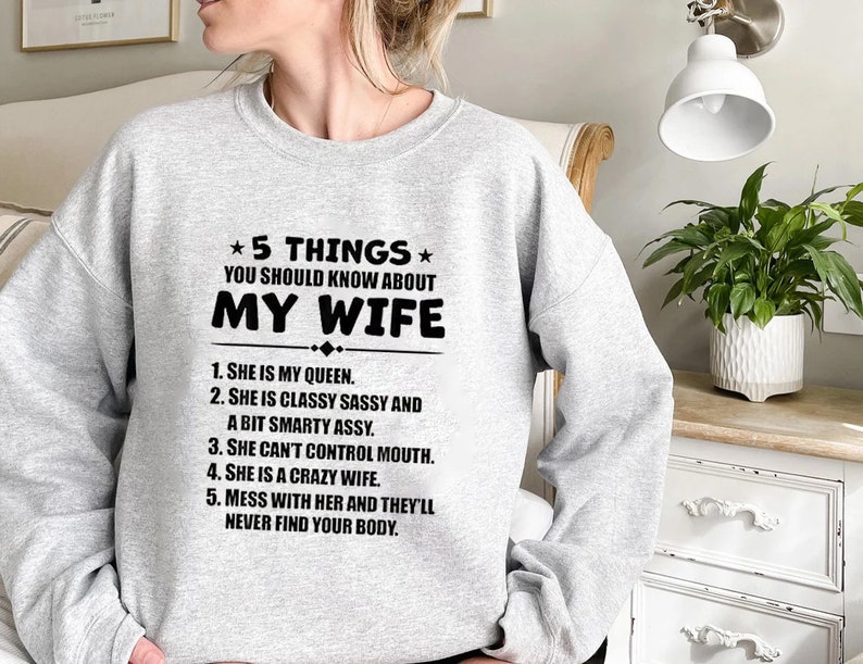 Funny Wife Shirt Husband Tee Funny Gift for Wife Wife Etsy