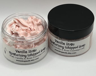 Vanilla Rose Whipped Soap