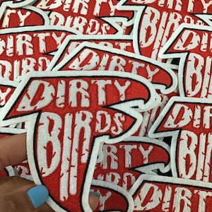 Dirty Birds Atlanta Falcons iron on patch