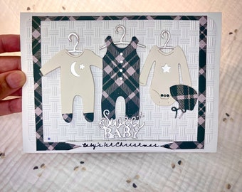 1. Weihnachtsgruß-Karte für Baby