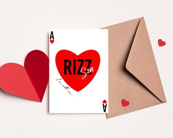 Rizz Valentinsgrußkarte