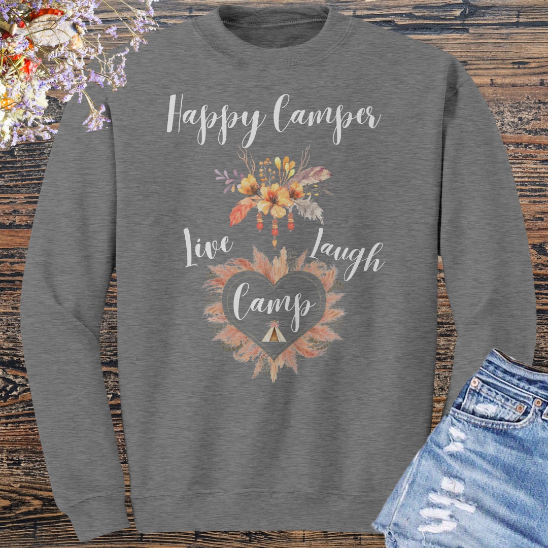 Camper Pattern Print Women's Sweatshirt