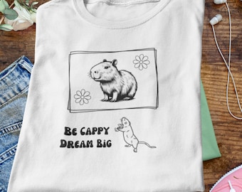 Capybara Shirt, Capybara Graphic Tee, Funny Rodent Shirt, Capybara Lover TShirt, Cute Mouse Shirt, Cool Capybara Clothing