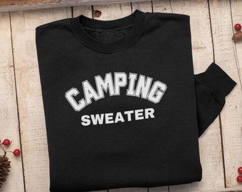 Camping Sweater, Cozy Fall Sweatshirt, Outdoor Camp Sweatshirt, Family Camping Sweaters, Hiking Unisex Crewneck Sweater, Camp Life Apparel