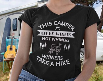 Funny Camping Shirt, Winers not Whiners Drinking Shirt, Funny RV Shirt, Funny Camper/Caravan Tee, Gift for Wine Lover, Gift for Campers