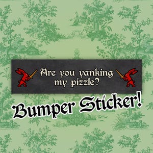 Kingdom Come: Deliverance 2 Funny Bumper Sticker