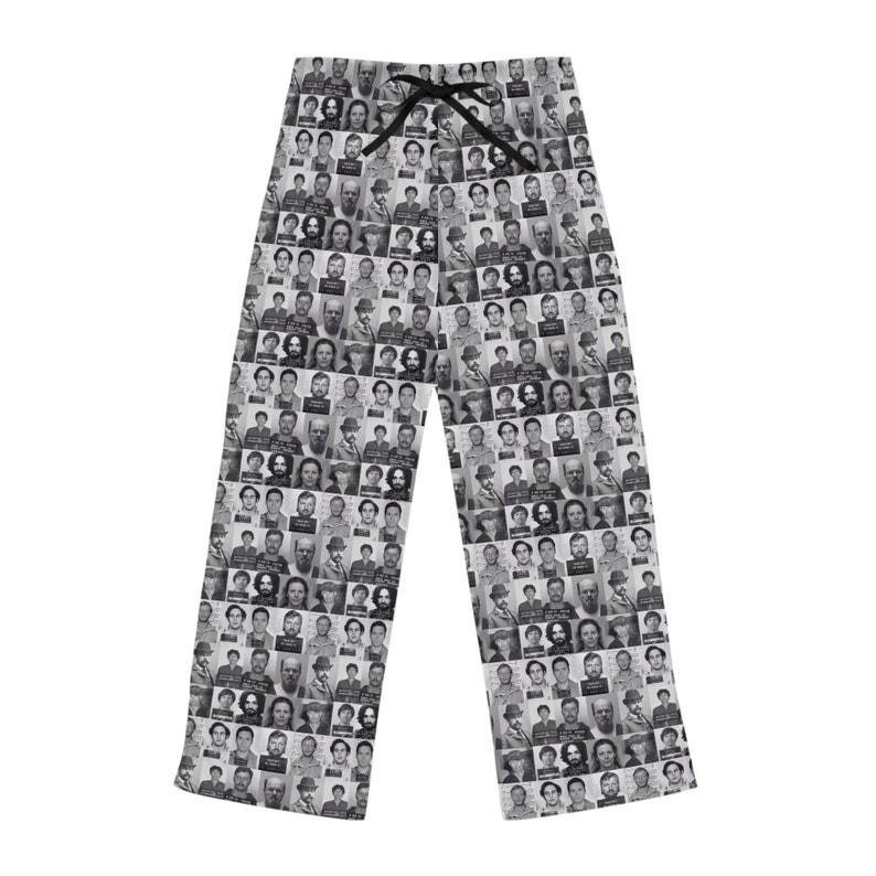 Serial Killer Women's Pajama Pants, True Crime Junkie Fanatic, Crime Scene Investigation CSI