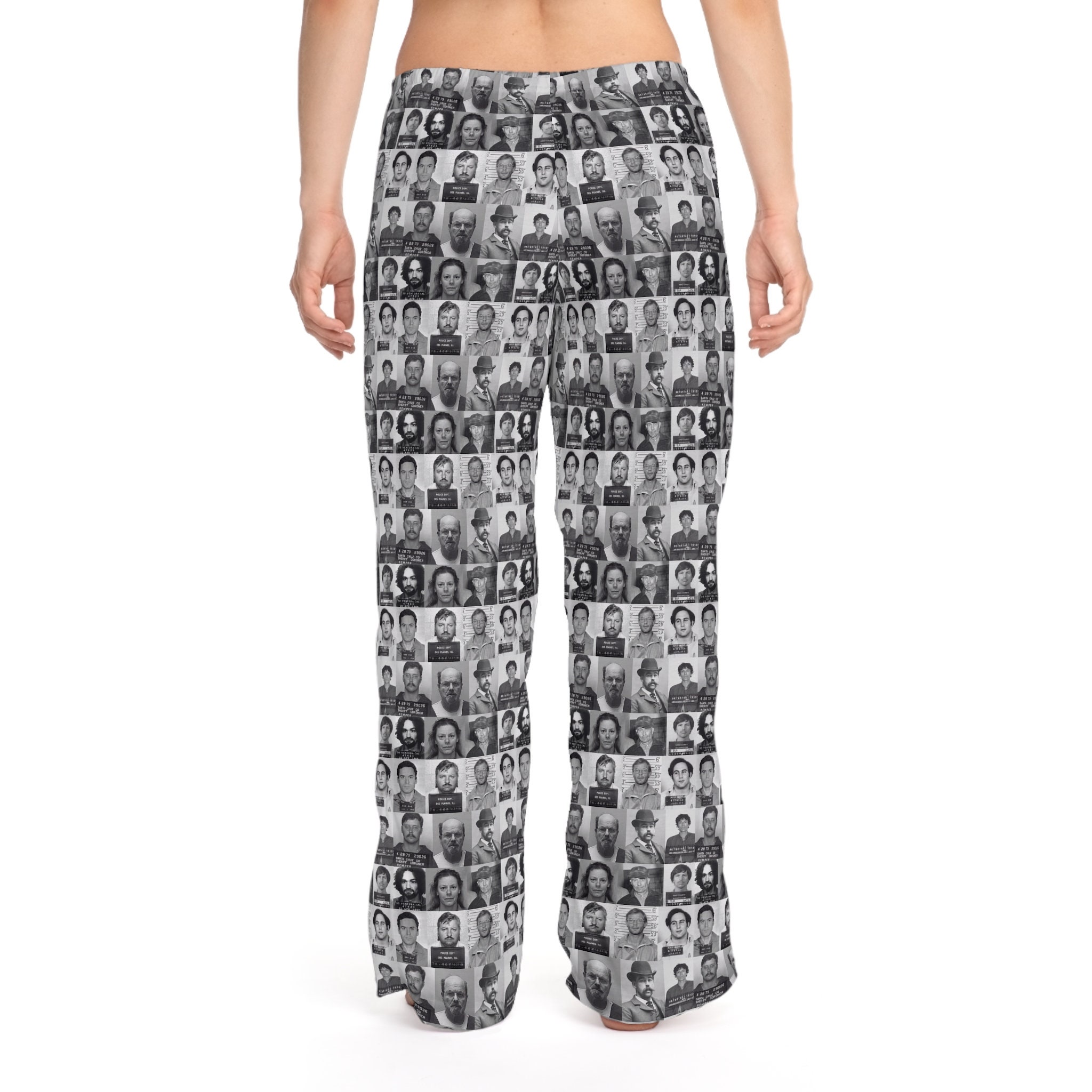 Serial Killer Women's Pajama Pants, True Crime Junkie Fanatic, Crime Scene Investigation CSI