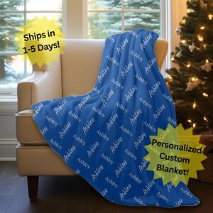 Personalisierte benutzerdefinierte Decke, Samt-Plüsch-Decke, Namensdecke, Kinderdecke, Babydecke, personalisiertes Geschenk, individuelles Geschenk, Deckengeschenk