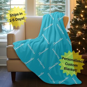 Personalisierte individuelle Decke, Samt Plüsch Decke, Baby-Dusche-Geschenk, Name Decke, Kinder Decke, Baby-Decke, personalisierte Geschenk, Bolo