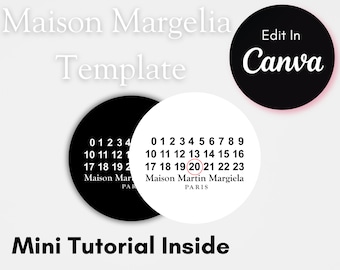 Maison Margiela Template| Chic Birthday Cake Trend| DIY Tutorial| Cake Trend| Edible Image| Birthday| Tutorial Printable
