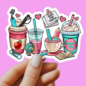 Teacher sticker, Teacher decal, laptop sticker, tumbler sticker, water bottle sticker, teacher gift