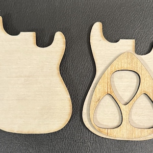 Dubbele Cutaway Gitaarplectrumhouder Vijl