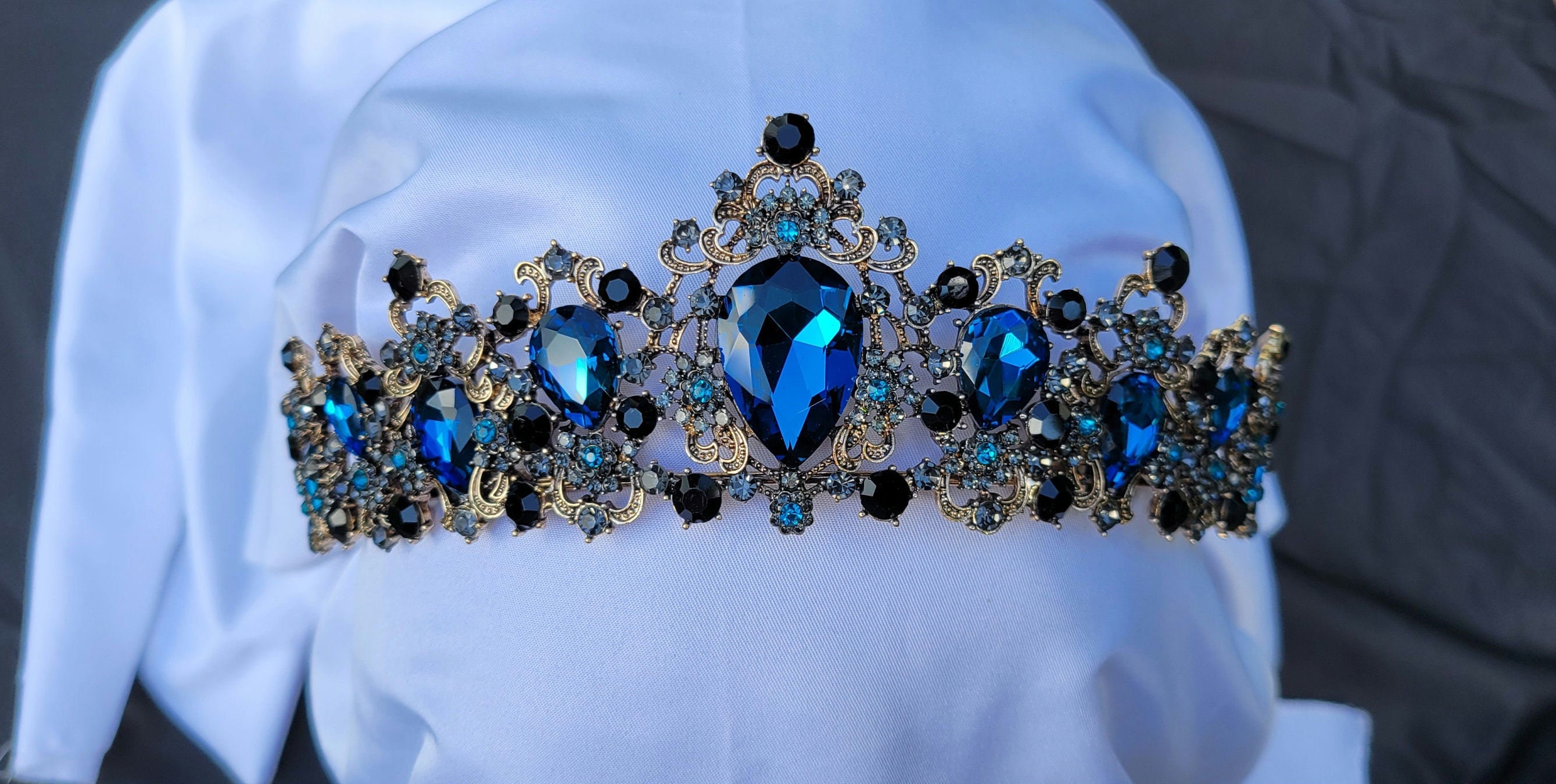 Topaz tiara Etsy