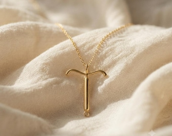 Sterling Silver IUD Pendant Necklace | Women's Health, Empowerment Jewelry