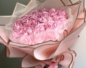 Glitter Rose boeket bloemen roze Rose goud verjaardag verjaardag baby shower cadeau-ideeën grote boeketten elke gelegenheid