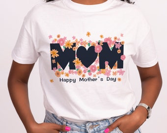 Sublimaciones del día de la madre Regalo del día de la madre, Camisa de mamá png, Mamá Png, Flores de mamá a juego mamá png, Sublimaciones retro png