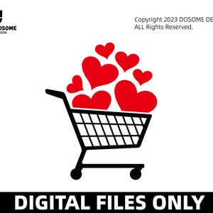 Einkaufswagen SVG-Dateien | Kasse SVG-Schnittdateien | Einkaufswagen SVG-Dateien | Supermarkt-Design