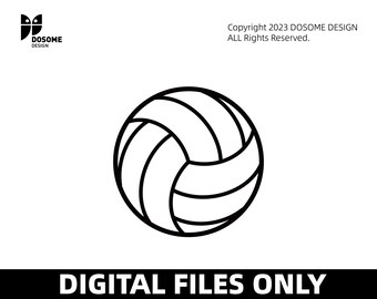 Volleybal SVG-bestanden | Volleybal gesneden bestanden | Volleybal vectorbestanden | Volleybalvector | Volleybal illustraties | CnC-bestanden