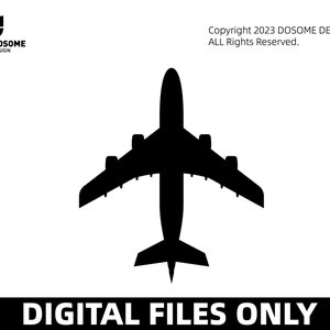 Airplane SVG Files | Airplane Cut Files | Airplane Vector Files | Travel Vector | Airplane Clip Art | CnC Files