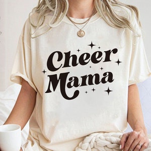 Cheer Mom svg, Cheer Mom Cut File, Retro Vintage Lettering, PDF eps png, Cheerleader, Sublimation, Silhouette, Cricut, Digital Download