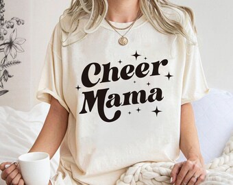 Cheer Mom svg, Cheer Mom Cut File, Retro Vintage Lettering, PDF eps png, Cheerleader, Sublimación, Silueta, Cricut, Descarga Digital