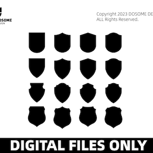 Shield SVG Files | Shield Silhouette Cut Files | Shield Vector Files | Shield Badge Vector | Shield Clip Art