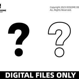 Fragezeichen SVG-Dateien | Fragezeichen Silhouette SVG Schnittdateien | Fragezeichen-Zeichen-Vektor | Fragezeichen-Vektor | Fragezeichen SVG