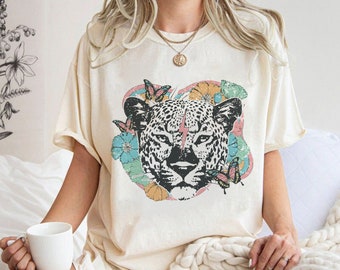 Western Leopard Png Sublimation Design, Roses And Leopard  Png, Hand Drawn Leopard Png, Western Animal Png, Leopard Png Digital Downloads