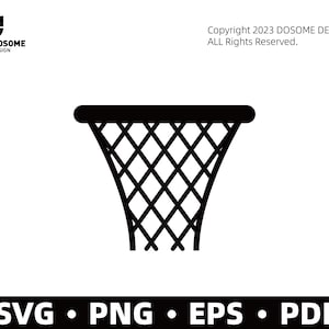 Basketball Hoop SVG Files | Basketball SVG Cut Files | Basketball Hoop Vector Files | Basketball Hoop Silhouette Clip Art
