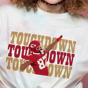 Touchdown Jason Kelce shirt off PNG Chiefs tshirt KC Football funny dad gift for him digital download red kingdom Super Bowl