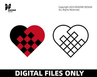 Hearts Svg Bundle, Heart Outline Svg, Heart Cut Files, Heart Clipart, Hearts Svg, Love Svg, Solid Heart Svg, Png, Dxf, Eps, Pdf