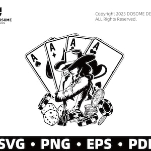 Aces Playing Cards SVG Files | Ace of Spades | Aces of Hearts | Ace of Diamonds | Aces of Clubs Cut Files | Aces Vector Files