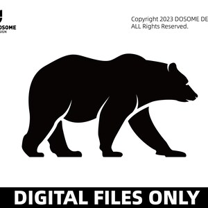 Bear - Instant Digital Download - svg, png, dxf, and eps files included!