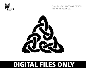 Celtic Knot SVG Files | Triquetra Cut Files | Celtic Knot Vector Files | Triquetra Vector | Celtic Knot Clip Art | CnC Files