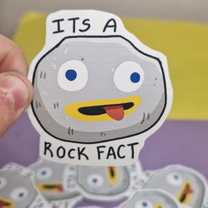 It's A Rock Fact Over the Garden Wall Sticker