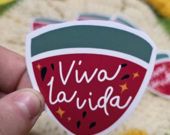 Twinkling Watermelon Viva La Vida Sticker