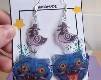 Tiger Kpop  Inspired Dangle Earrings