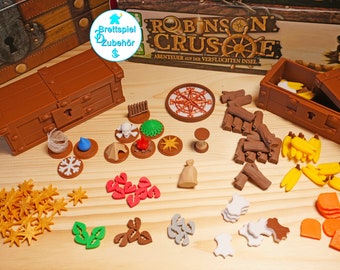 Risorse per i segnalini token per Robinson Crusoe