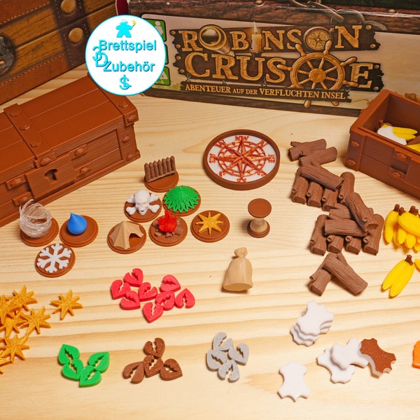 Token Marker Ressourcen für Robinson Crusoe