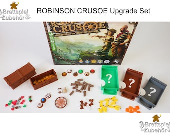 Robinson Crusoe 3D resources, boxes, tokens, markers,...
