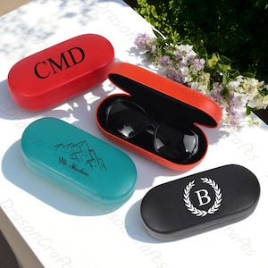 Customized Everyday Eyeglass Cases, Personalized Sunglass Cases, Engraved Unisex Gifts, Father Gifts, Father&#39;s Day Gifts, Birthday Gifts