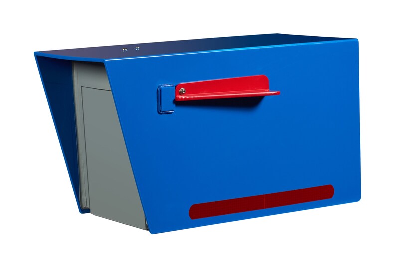 Mailbox Duraline Premium Quality Plastic Rural Mailbox Two Way Flag