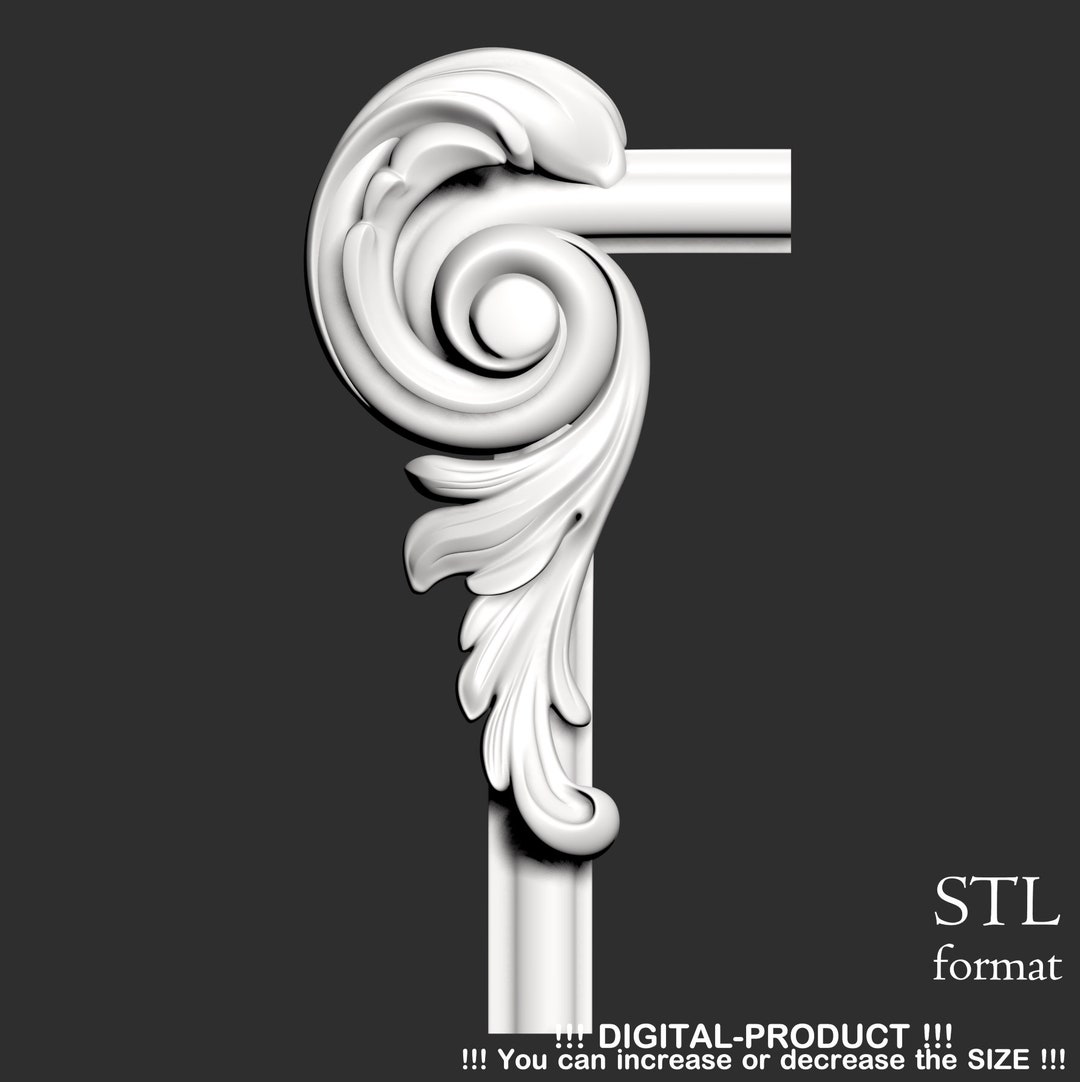 3d Molding Corner 3D Model, STL, CNC Molding, 3dmolding, 3dcorner, Bas ...