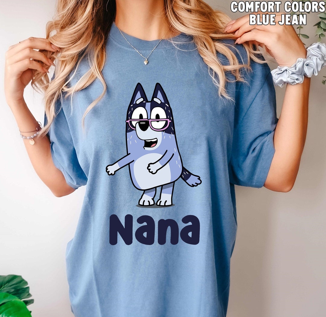 Bluey Nana the Grannies Shirt, Bluey Shirt, Bluey Grandma Shirt, Bluey ...